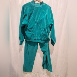 Teal Women's Track Pants & Joggers Set